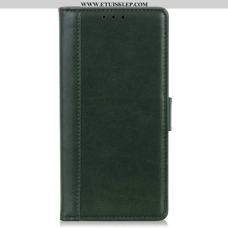 Etui Folio do Samsung Galaxy S22 Ultra 5G Stylowa Skórzana Elegancja